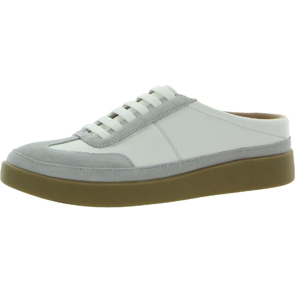 Vionic Women's Essence Thrive Casual Leather and Suede Mules / Backless Sneaker